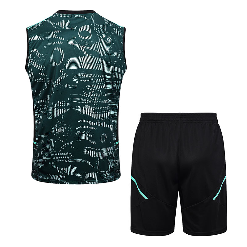 Camiseta de Entrenamiento de Real Madrid Sin Mangas 2023/2024 Verde Kit